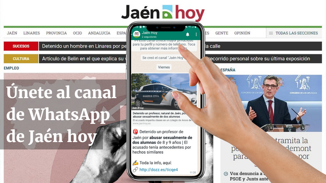 Jaén Hoy estrena canal en WhatsApp: síguenos para informarte de lo que más te importa